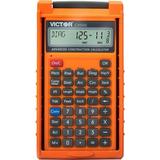 Victor C6000 Advanced Construction Calculator - LCD Display Battery Powered - 0.31 - LCD - Battery Powered - 2 - LR44 - 6.5 x 3.5 x 0.8 - Orange | Bundle of 2 Each