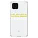 DistinctInk Clear Shockproof Hybrid Case for Google Pixel 4 (6.1 Screen) - TPU Bumper Acrylic Back Tempered Glass Screen Protector - Don t Mess with Electrical Engineer It Megahertz