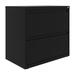 Hirsh 30 inch Wide 2 Drawer Lateral 101 File Cabinet for Home or Office Black