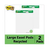 Post-it Easel Pads Super Sticky Post-it Easel Pads Self Stick Easel Pads 25 x 30 White Recycled 2 30 Sheet Pads/Carton