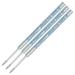 Schmidt 4889 MegaLine Pressurized Refill - Blue Ink Medium Tip 3 Pack