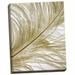 Gango Home Decor Contemporary Feather Close-Up II by Monika Burkhart (Ready to Hang); One 16x20in Hand-Stretched Canvas