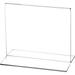 Plymor Clear Acrylic Sign Display / Literature Holder (Bottom-Load) 5 W x 4 H