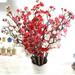 2 Pack Plum Blossom Artificial Flowers Simulation Flower Table Decoration Accessories Party Beach Theme Decorations