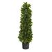 Nearly Natural 3 Sweet Bay Cone Topiary Artificial Tree