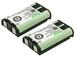 Kastar 2-Pack HHR-P104 Battery Replacement for Panasonic KX-TG2300 KX-TG2302B KX-TG2312W KX-TG2313F KX-TG2313P KX-TG2313W KX-TG2314W KX-TG2314WT KX-TG2322B KX-TG2335S KX-TG2336S KX-TG2343F