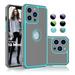 iPhone 13 Mini Case Phone Case for iPhone 13 Mini 5.4 Njjex Shock Absorbing Silicone & Plastic Bumper Rugged Grip Hard Protective Cases Cover for Apple iPhone 13 Mini 2021 -Gray