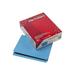 Smead 12010 File Folders Straight Cut Reinforced Top Tab Letter Blue 100/Box