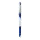 Pilot VBall Grip Liquid Ink Roller Ball Pen Stick Extra-Fine 0.5 mm Blue Ink Blue/White Barrel Dozen