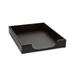 Rolodex Front-load Letter Tray Letter Size Black Wood Tones