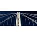 San Francisco-Oakland Bay Bridge San Francisco Oakland California USA Poster Print (36 x 12)