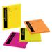 Post-it Super Sticky Lined Notes Energy Boost Collection 4 in. x 5 in. 50 Sheets 4 Pads