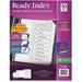 Avery Ready Index TOC Paper Divider Black/White 10-Tab (11134)