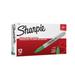 Sharpie Permanent Marker Fine Point 12-Pack Available in Multiple Colors