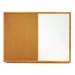 Quartet Standard Combination Whiteboard/Cork Bulletin Board 3 x 2 Oak Finish Frame