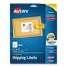 Avery TrueBlock Shipping Labels Sure Feed Technology Permanent Adhesive 3-1/3 x 4 150 Labels (8164)