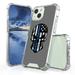 Beyond Cell Aqua Flex (Slim Shockproof Protective Cover) for iPhone 13 Mini Case - Thin Blue Line Skull