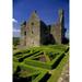 A Garden In Front Of Tully Castle Near The Village Of Blancey; County Fermanagh Northern Ireland Poster Print