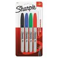 2Pc Sharpie Sharpie Fine Tip Permanent Marker Assorted Colors 4-Set