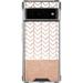 Skinit Stripes Rose Gold Herringbone Google Pixel 6 Pro Clear Case