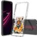 VIBECover Slim Case compatible for T-Mobile REVVL V+ 5G / V Plus 5G TOTAL Guard FLEX Tpu Cover Baby Tiger
