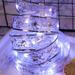 Baikeli Christmas Decoration LED Ribbon Lights Christmas Tree Ornaments DIY Lace Bow String Lights Decoration Bows & Ribbons