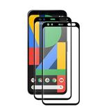 Mignova Screen Protector For Google Pixel 4 Tempered Glass 2.5D Arc Edges Screen Replacement Easy Installation High Definition Fingerprint Free For Google Pixel 4 5.7 inch -Black 2 Pcs
