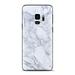 Skin for Samsung Galaxy S9 Skins Decal Vinyl Wrap Stickers Cover -Grey White Standard Marble