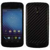 Skinomi Carbon Fiber Black Phone Skin+Screen Protector for Samsung Galaxy Nexus
