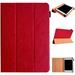 Allytech Universal Case for 7 inch Tablet PU Leather Trifold Stand Case with Pencil Holder for Galaxy Tab E 7.0/Tab A 7.0/Tab 3 Lite 7.0/Fire 7.0 2019 2017 2015/Nexus 7/LG G Pad Red