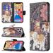 Wallet Case for iPhone 13 Pro PU Leather Flip Cover Folio Magnetic Closure Slim Shell Dual Layer Heavy Duty Protective Bumper Card Holder Book Case for Apple iPhone 13 Pro Ethnic Elephant