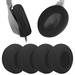 Geekria 2 Pairs Knit Headphones Ear Covers Washable & Stretchable Sanitary Earcup Protectors for Over-Ear Headset Ear Pads Sweat Cover for Warm & Comfort ( M / Black)