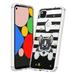 Capsule Case Compatible with Pixel 4a 4G [Cute Fusion Gel Hybrid Men Women Girly Design Slim Thin Fit Soft Grip Clear Edge Phone Case Cover] for Google Pixel 4a 4G LTE (Siberian Husky)