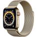 Restored Apple Watch Series 6 (GPS + LTE) 40mm Gold Stainless Steel Case & Gold Milanese Loop (Refurbished)