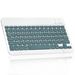 Ultra-Slim Bluetooth rechargeable Keyboard for Lenovo Tab3 7 and all Bluetooth Enabled iPads iPhones Android Tablets Smartphones Windows pc -Pine Green