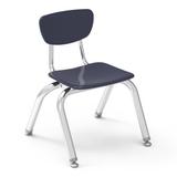 Virco 3000 Series Classroom Chair Wood/Metal in Blue | 30.5 H x 18.625 W x 21.5 D in | Wayfair 38219C51