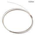 HGYCPP 1 Meter 925 Sterling Silver Wire Jewelry Making 0.3/0.4/0.5/0.6/0.7/0.8/0.9/1/1.2mm Tarnish Resistant Silver Coil Wire