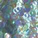 Clear Blue Hue Cup Sequins 20mm Crystal Rainbow Iris Iridescent Made in USA