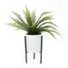 Mainstays 13 Green Artificial Fern Plant in Pot with Stand