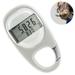 3D Digital Simple Walking Distance Clip on Pedometer Step Counter with Clip Memory Walking Distance Miles/km Exercise Fitness Activity Calorie for Men Women Kids