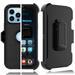 Tiflook Case For iPhone 14 Pro (6.1 inch) 2022 Shockproof Heavy Duty Holster Belt Clip 12FT Drop Tested Full Body Cover - Black