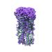 HSMQHJWE of Flowers Artificial Hanging Flowers Artificial Violet Flower Wall Wisteria Basket Hanging Garland Vine Flowers Silk Orchid Small Sunflowers Artificial Flowers