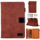 Kindle Fire HD 8 2020 Case - Dteck Folio PU Leather Smart Case Cover with Auto Wake/Sleep & Card Slots Compatible with All-New Kindle Fire HD 8 / Fire HD 8 Plus (10th Generation 2020) Brown