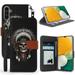 BC Pocket Wallet [Card Slots & ID Window] Case for Samsung Galaxy A13 5G - War Chief Headdress