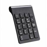 Wireless Number Pads Numeric Keypad Numpad 18 Keys Portable 2.4 GHz Financial Accounting Number Keyboard Extensions 10 Key for Laptop PC Desktop Surface Pro Notebook