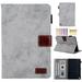 Kindle Fire HD 8 2020 Case - Dteck Folio PU Leather Smart Case Cover with Auto Wake/Sleep & Card Slots Compatible with All-New Kindle Fire HD 8 / Fire HD 8 Plus (10th Generation 2020) Gray