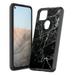 Capsule Case Compatible with Pixel 5A 5G [Cute Fusion Hybrid Design Heavy Duty Slim Soft Grip Black Case Protective Phone Cover] for Google Pixel 5A 5G (Black Marble Print)