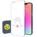 TalkingCase Slim Case for Apple iPhone 14 Plus Thin Gel Tpu Cover With Tempered Glass Screen Protector Wine Live Love Cheer Print Light Weight Flexible Soft Anti-Scratch Printed in USA