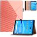 Allytech Protective Case for Lenovo Tab M10 HD 2nd Gen (TB-X306X) / Smart Tab M10 HD 2nd Gen (TB-X306F) Slim Stand Folio Case Smart Cover for Lenovo M10 HD 2nd Gen 10.1 Tablet 2020 Release Rosegold