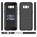 Samsung Galaxy S8 Plus Case Ford F-150 TPU Shockproof Black Carbon Fiber Textures Stripes Cell Phone Case